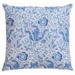 William Morris Blue Compton Cushion